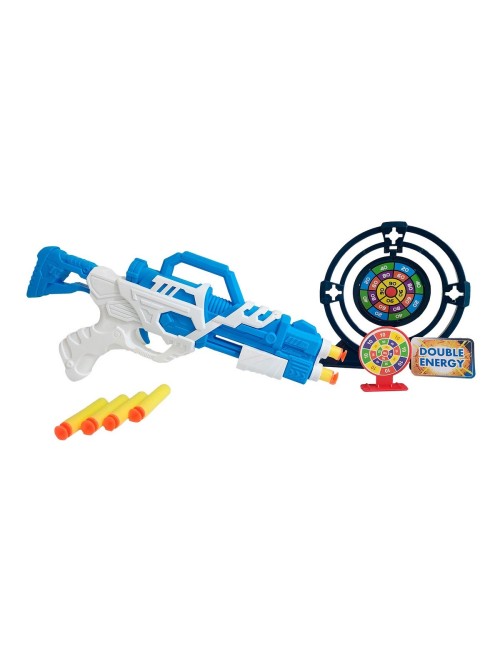 Pistola Lanza Dardos Nerf + Tiro Al Blanco Gun Juguete Niños