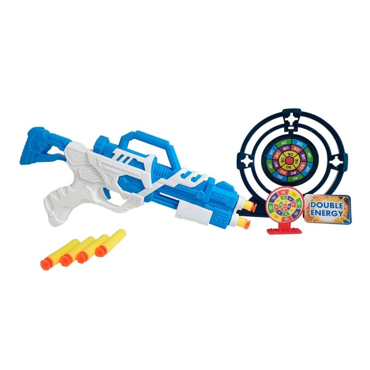 Pistola Lanza Dardos Nerf + Tiro Al Blanco Gun Juguete Niños