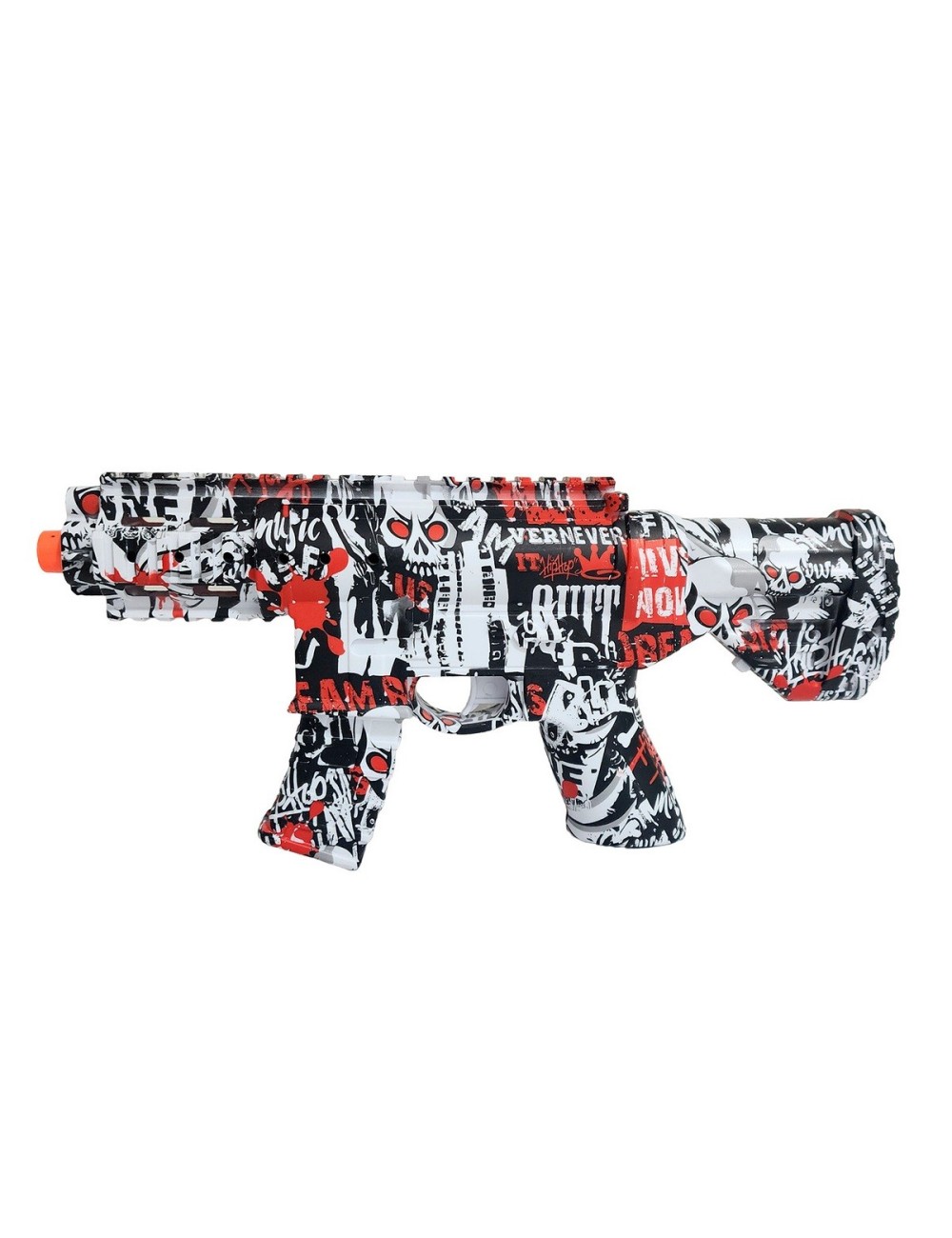 Pistola Ametralladora Lanza Dardos Nerf + Hidrogel Con Gafas