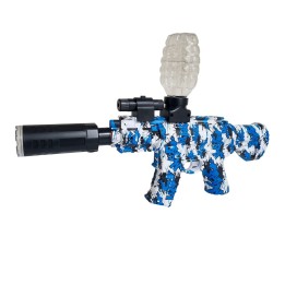 Pistola Ametralladora Lanza Dardos Nerf + Hidrogel Con Gafas