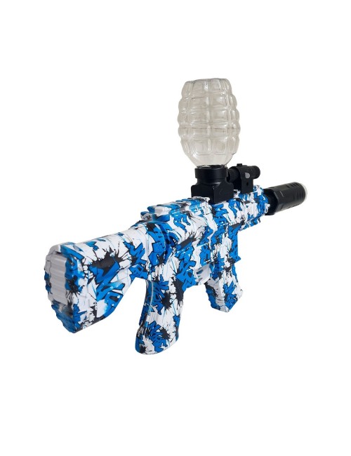 Pistola Ametralladora Lanza Dardos Nerf + Hidrogel Con Gafas