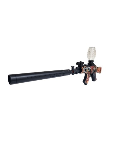 Pistola Ametralladora Equip Dardos Nerf + Hidrogel Gafas