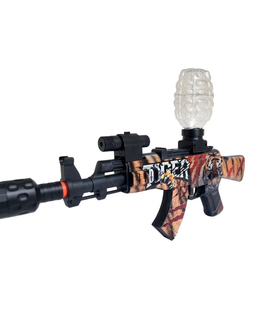 Pistola Ametralladora Equip Dardos Nerf + Hidrogel Gafas