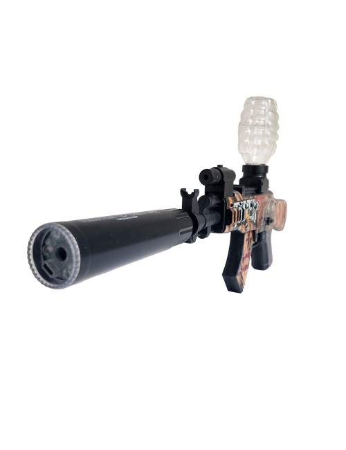 Pistola Ametralladora Equip Dardos Nerf + Hidrogel Gafas