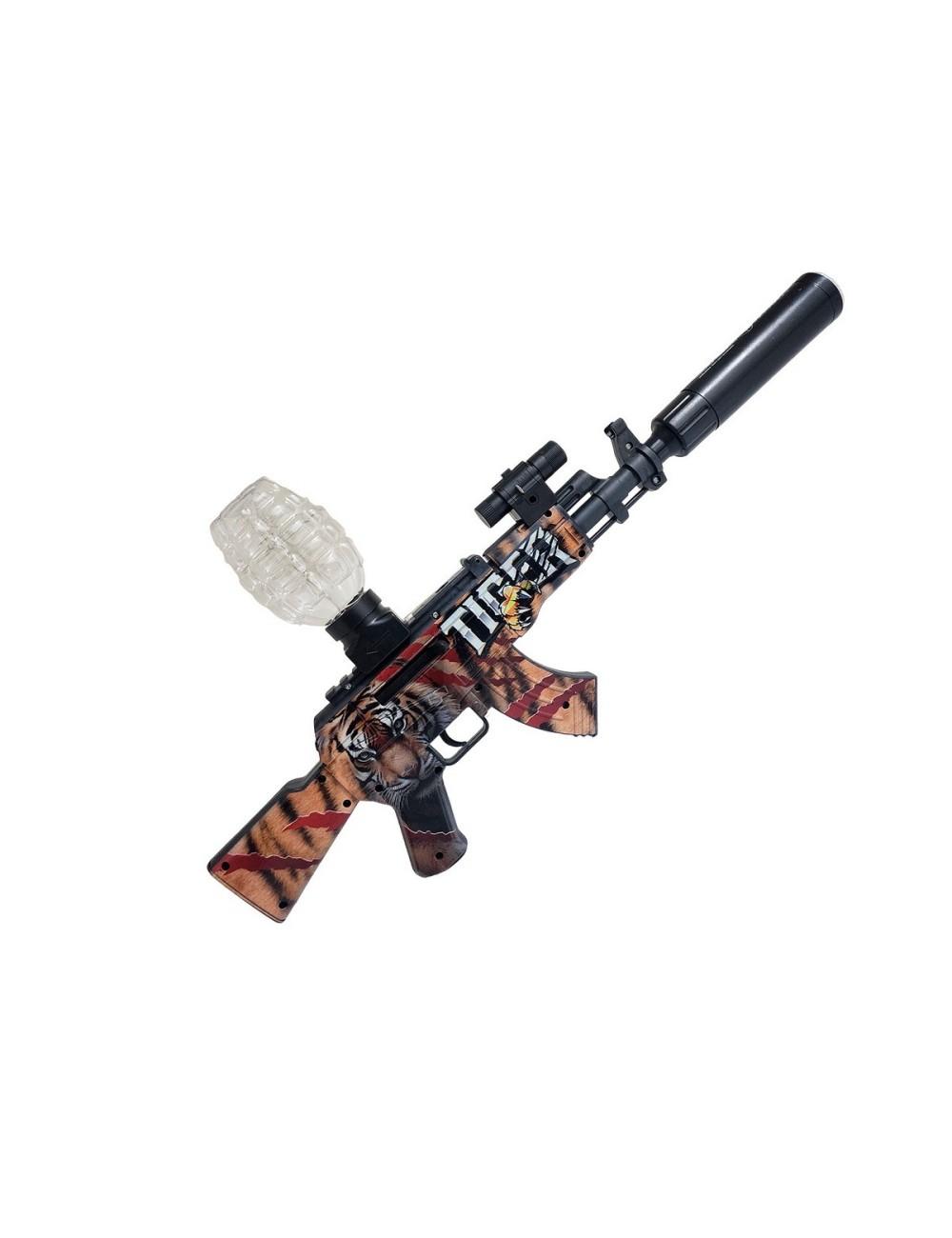 Pistola Ametralladora Equip Dardos Nerf + Hidrogel Gafas