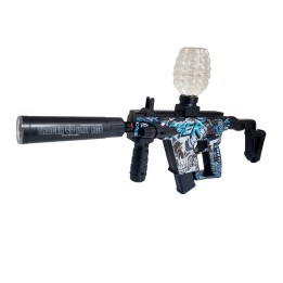 Pistola Ametralladora Gamer Dardos Nerf + Hidrogel Gafas