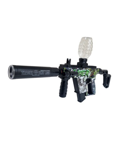 Pistola Ametralladora Gamer Dardos Nerf + Hidrogel Gafas