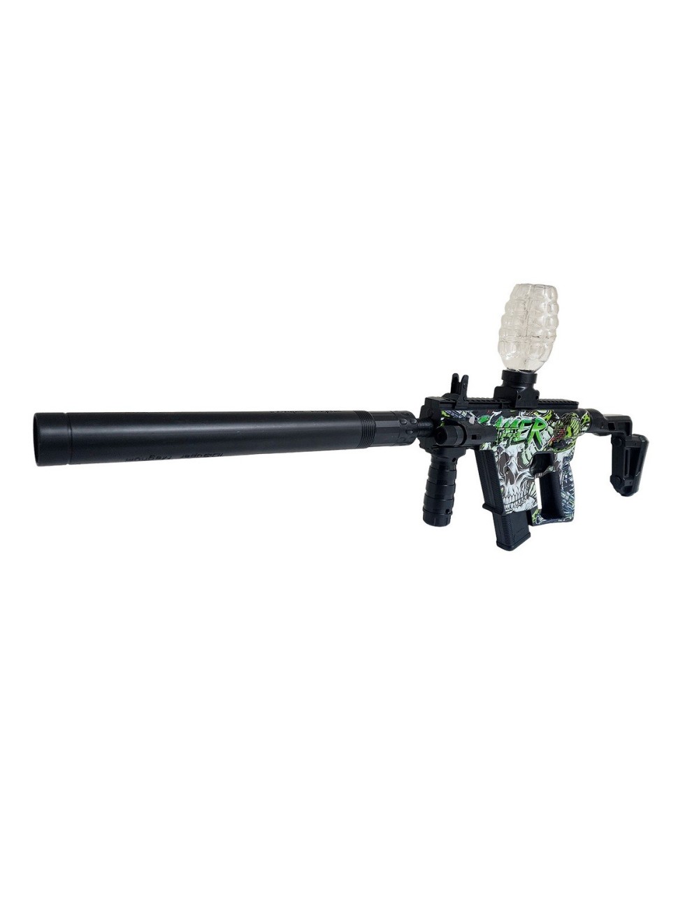 Pistola Ametralladora Gamer Dardos Nerf + Hidrogel Gafas