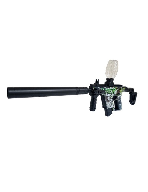 Pistola Ametralladora Gamer Dardos Nerf + Hidrogel Gafas