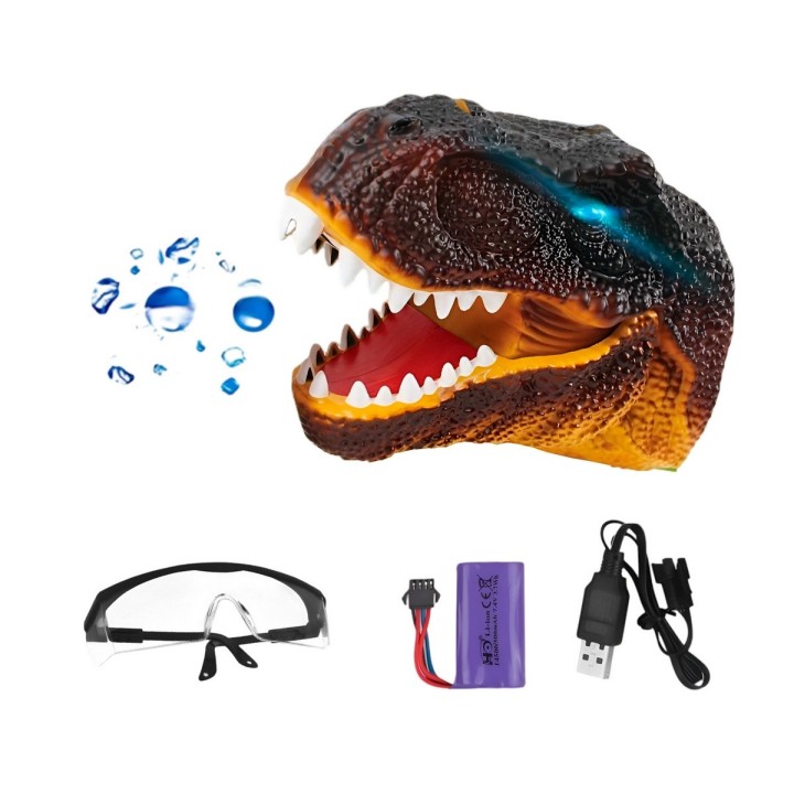 Pistola Lanzador Hidrogel Mano Dinosaurio Tiranosaurio Rex