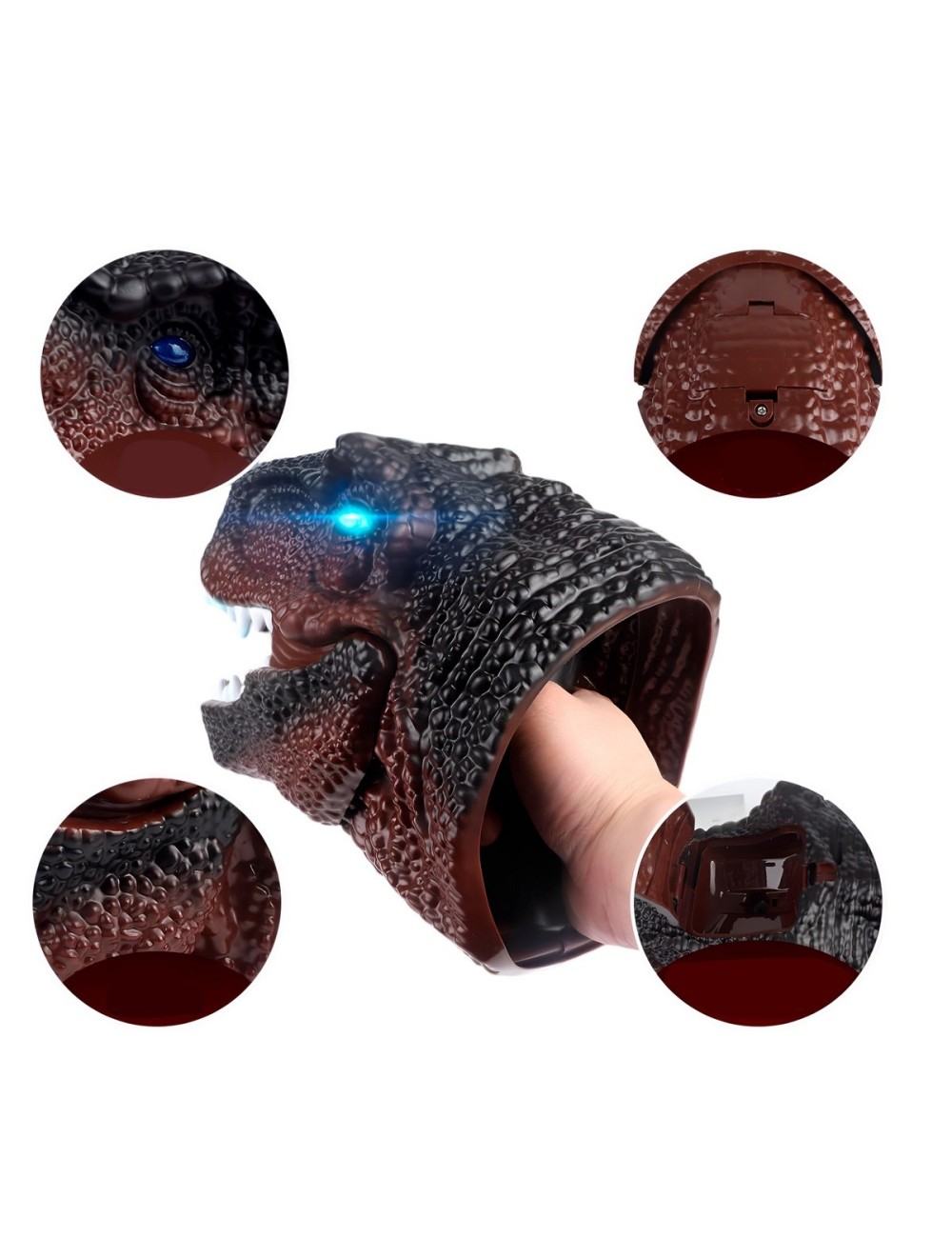 Pistola Lanzador Hidrogel Mano Dinosaurio Tiranosaurio Rex