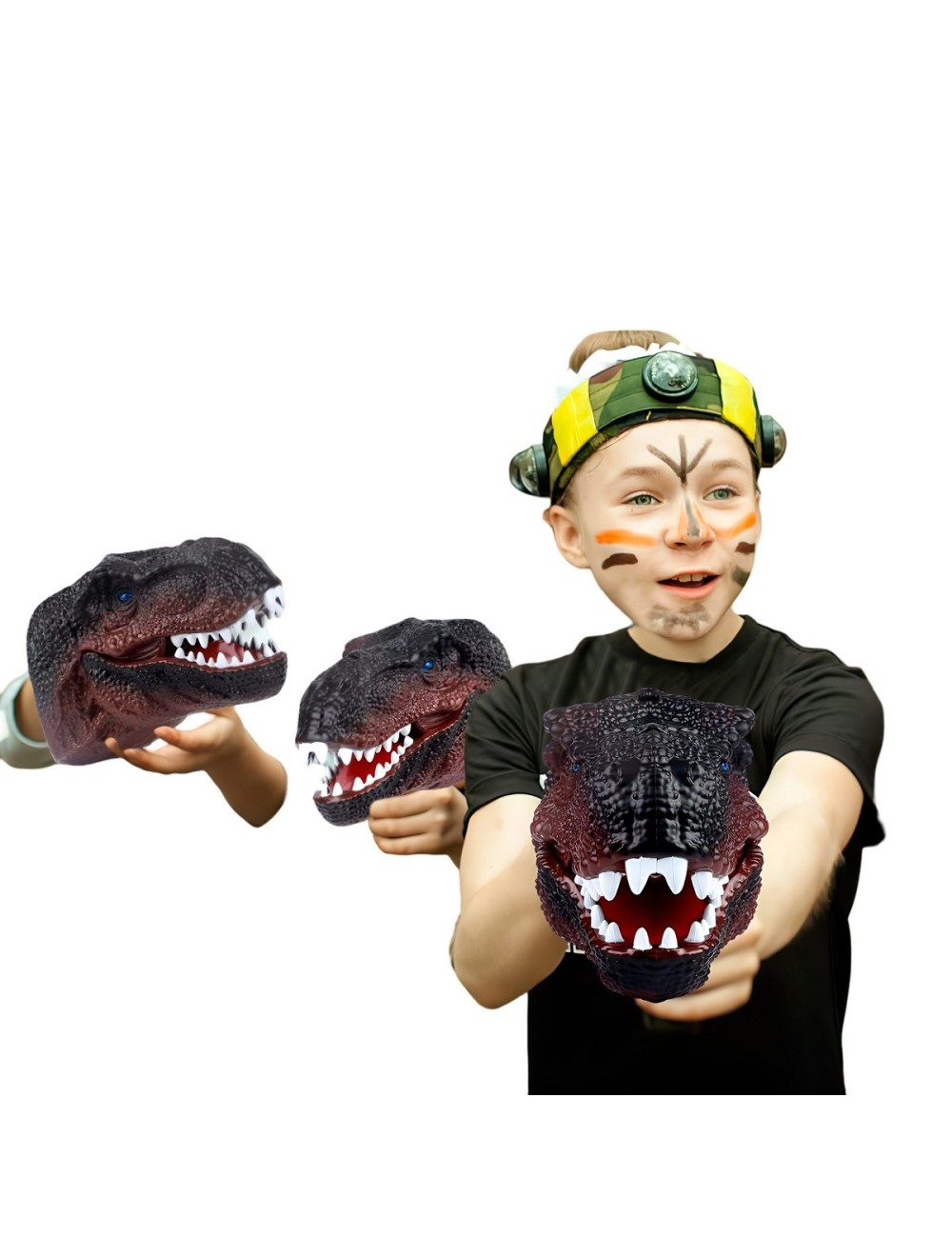 Pistola Lanzador Hidrogel Mano Dinosaurio Tiranosaurio Rex