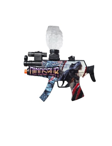 Pistola Lanza Dardos Pelotas Hidrogel Nerf Dinosaurio Mp5