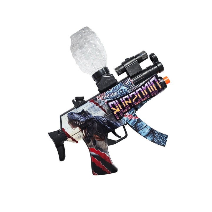 Pistola Lanza Dardos Pelotas Hidrogel Nerf Dinosaurio Mp5