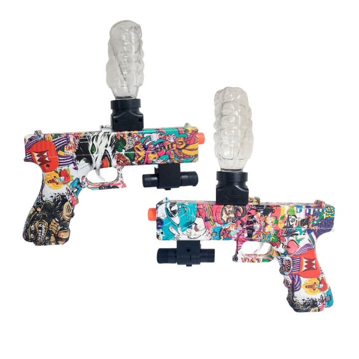 Pistola Grafiti Lanza Pelotas Hidrogel Recargable Juguete