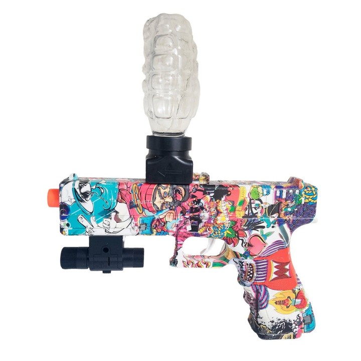 Pistola Grafiti Lanza Pelotas Hidrogel Recargable Juguete