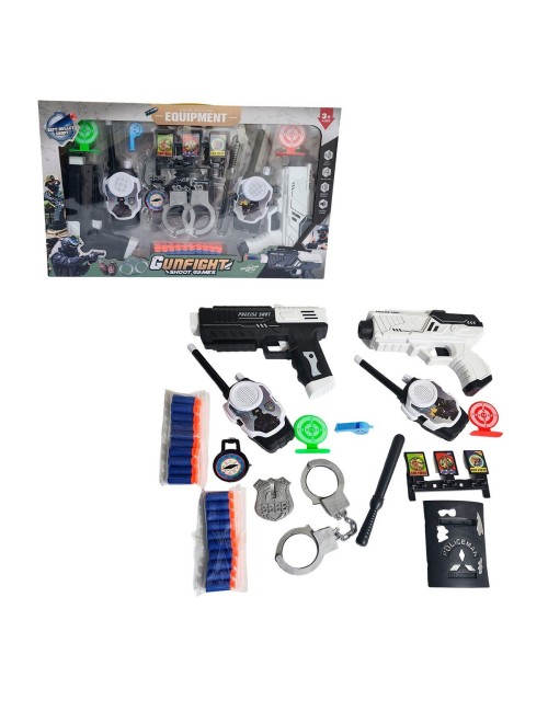 Juguete Walkie Talkies Boquitoqui Set Pistola Lanza Dardo