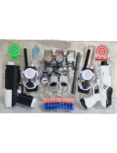 Juguete Walkie Talkies Boquitoqui Set Pistola Lanza Dardo