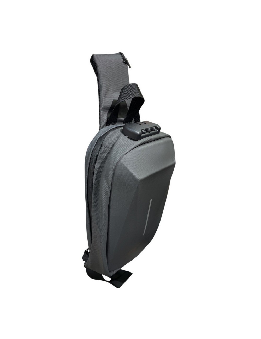 Bolso Cubierta Dura Traveling Pechero Para Hombre Con Clave