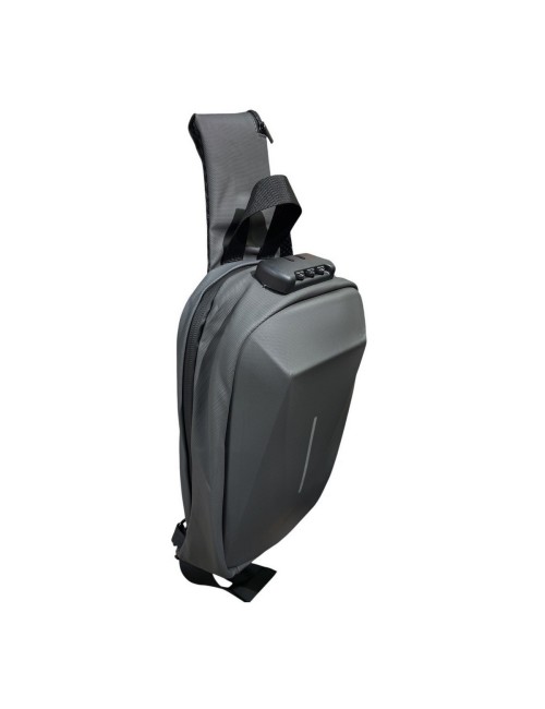Bolso Cubierta Dura Traveling Pechero Para Hombre Con Clave