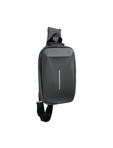 Bolso Cubierta Dura Traveling Pechero Para Hombre Con Clave