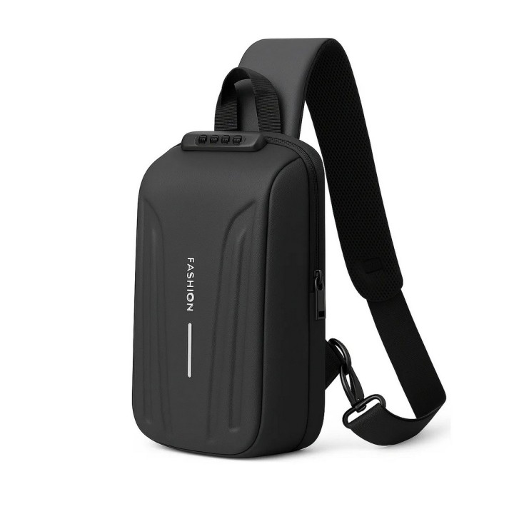 Bolso Cubierta Dura Fashion Pechero Para Hombre Con Clave