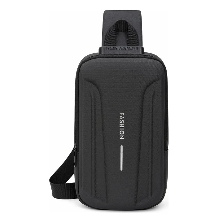 Bolso Cubierta Dura Fashion Pechero Para Hombre Con Clave
