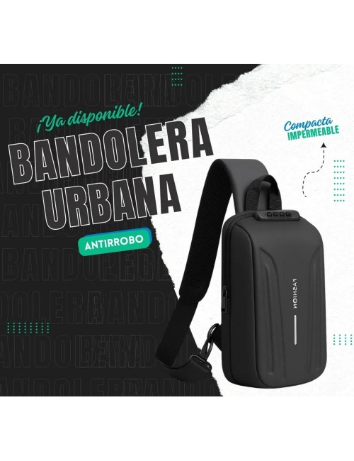 Bolso Cubierta Dura Fashion Pechero Para Hombre Con Clave