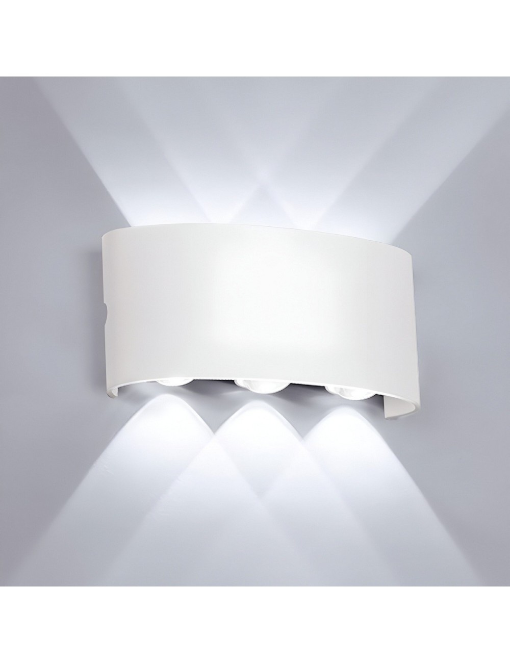 Lampara De Pared Ovalada Luz Moderna