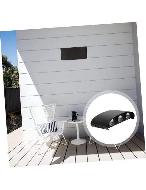 Lampara De Pared Ovalada Luz Moderna