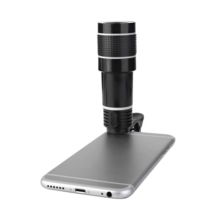 Lente Optico Telescopio Accesorio Celular Zoom 20x