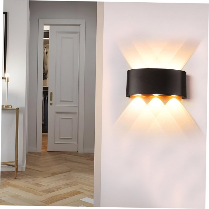Lampara De Pared Ovalada Moderna