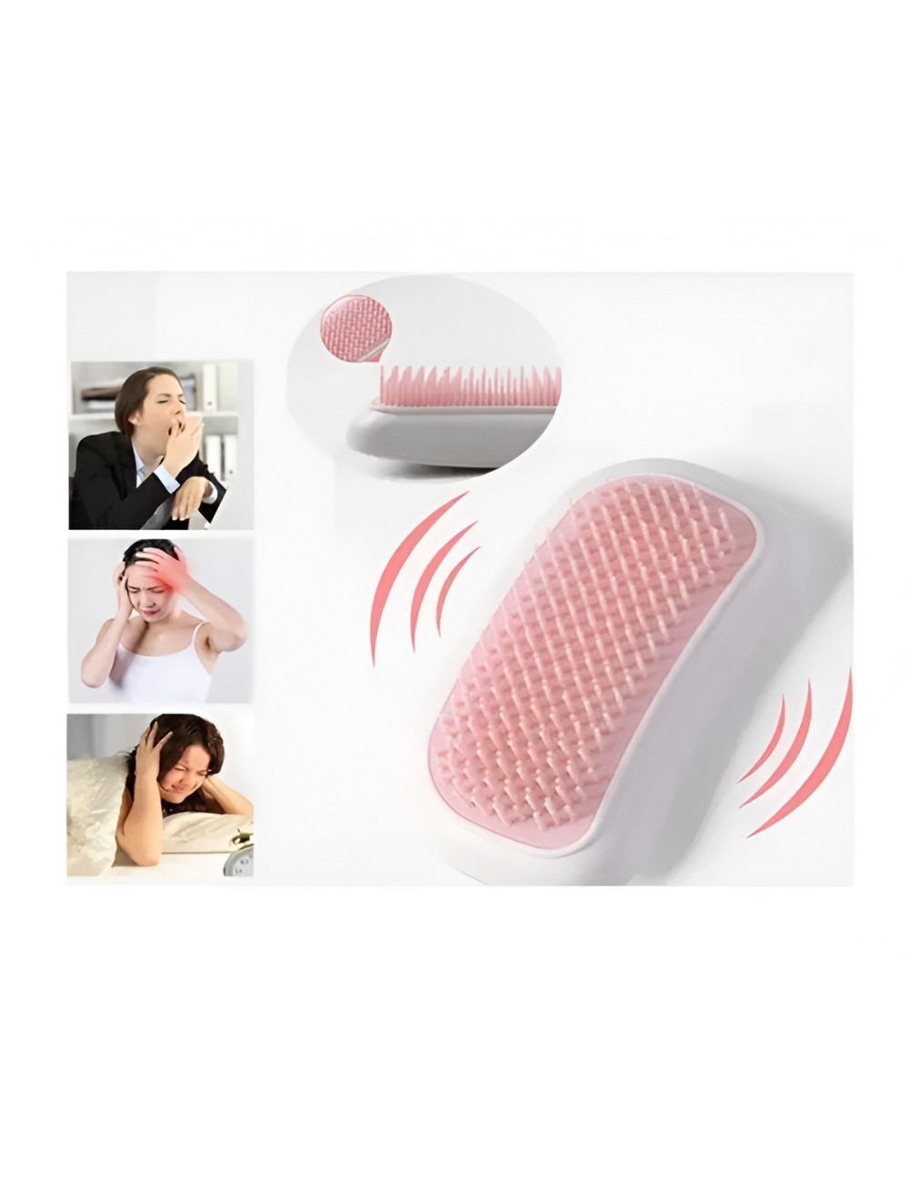 Cepillo Masajeador Electrico Cuero Cabelludo + Baterias