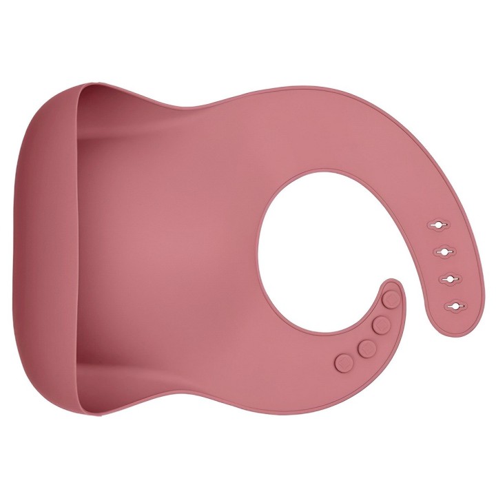 Baberos Para Bebe En Silicona Fácil Lavado Portable Unisex