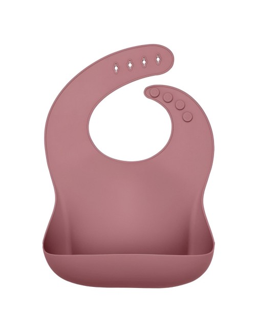 Baberos Para Bebe En Silicona Fácil Lavado Portable Unisex