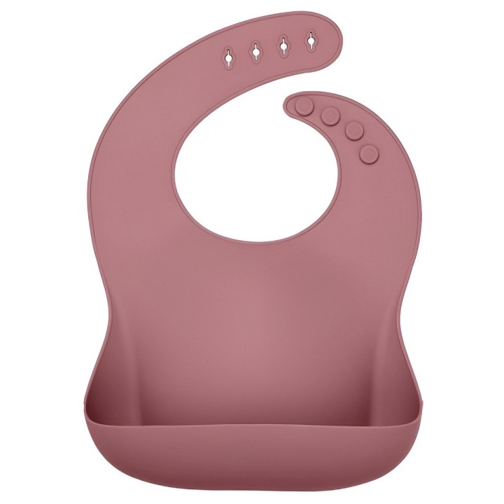 Baberos Para Bebe En Silicona Fácil Lavado Portable Unisex