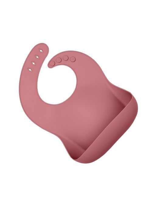 Baberos Para Bebe En Silicona Fácil Lavado Portable Unisex