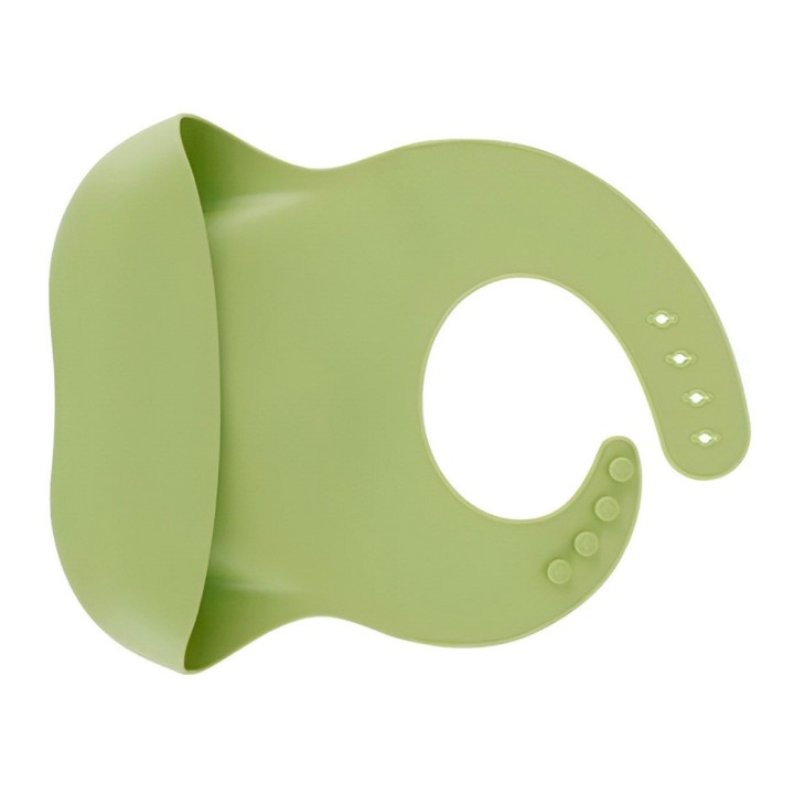 Baberos Para Bebe En Silicona Fácil Lavado Portable Unisex