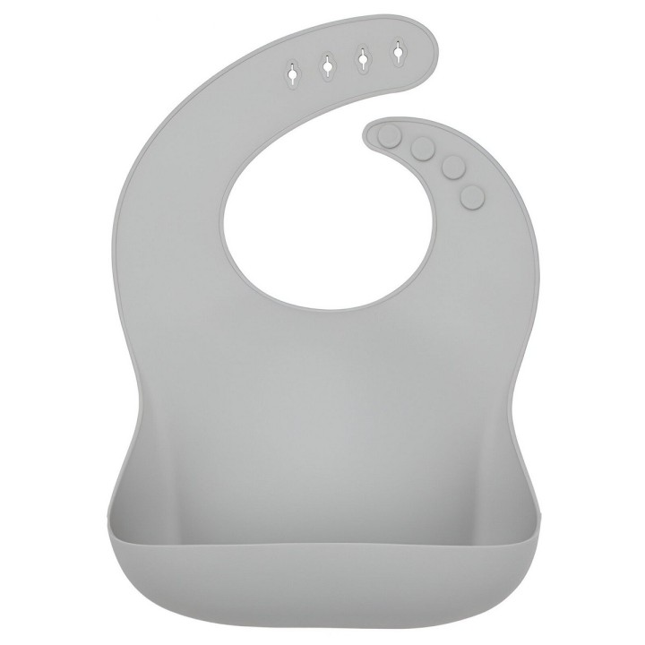Baberos Para Bebe En Silicona Fácil Lavado Portable Unisex