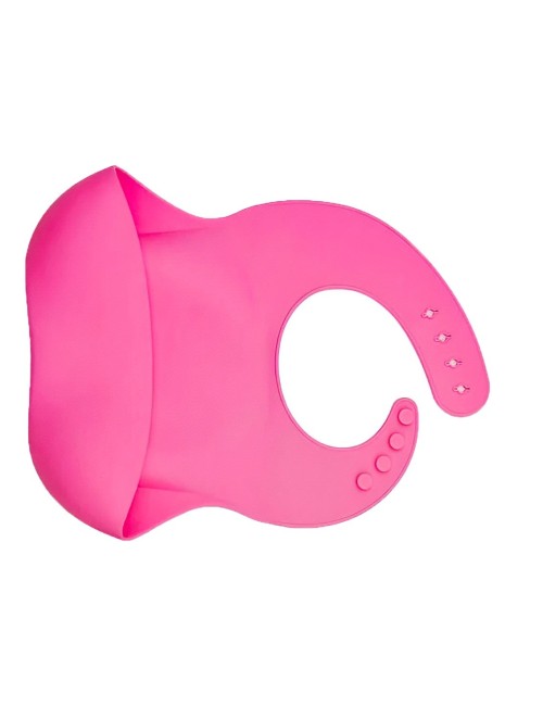 Baberos Para Bebe En Silicona Fácil Lavado Portable Unisex