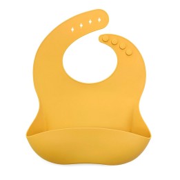 Baberos Para Bebe En Silicona Fácil Lavado Portable Unisex