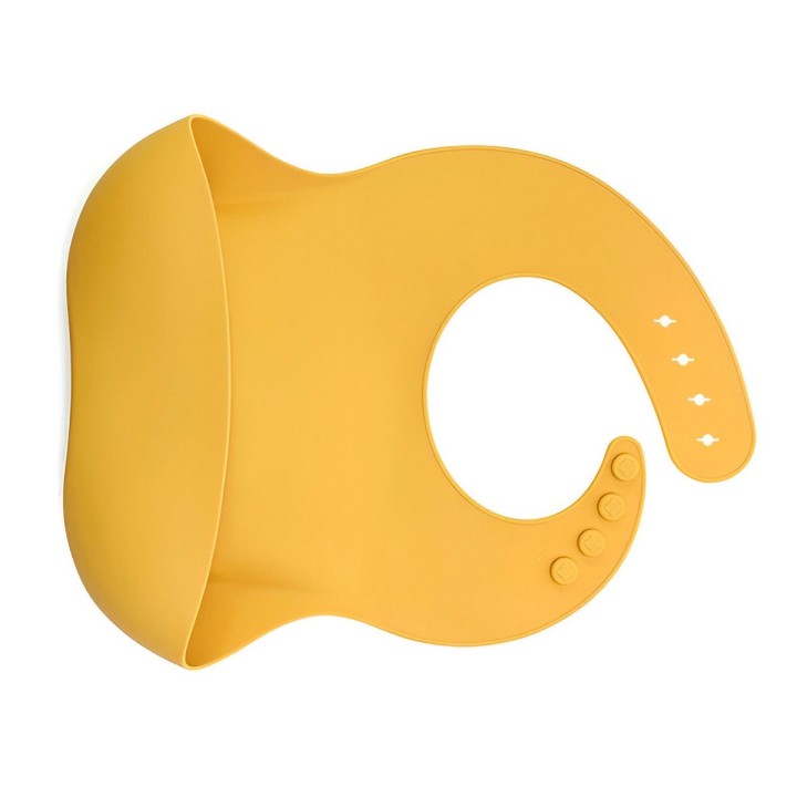 Baberos Para Bebe En Silicona Fácil Lavado Portable Unisex