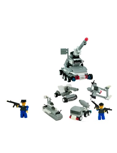 Vehiculos Militares Tanque Avion Barco Camion Figura Armable