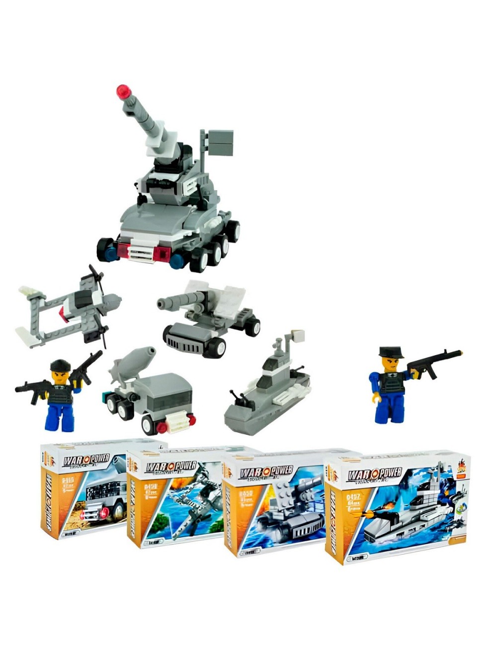 Vehiculos Militares Tanque Avion Barco Camion Figura Armable