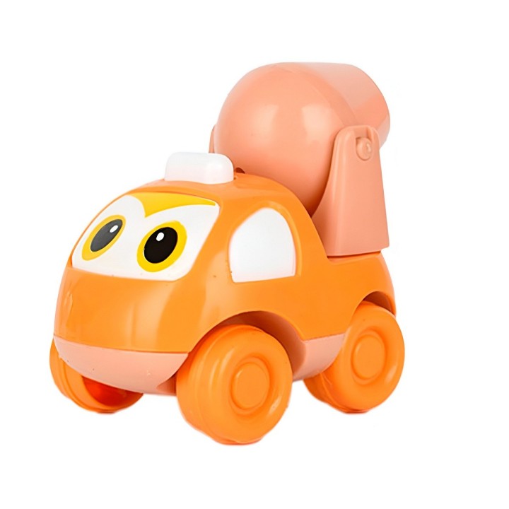 Vehiculo Construcccion Camiones Coleccionables X 4 Unidades