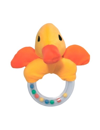 Sonajero Pato Peluche Felpa Juguete Bebes Interactivo