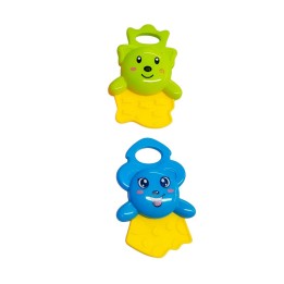 Set De Sonajeros Con Mordedor Juguete Aprendizaje Bebe X 4 U