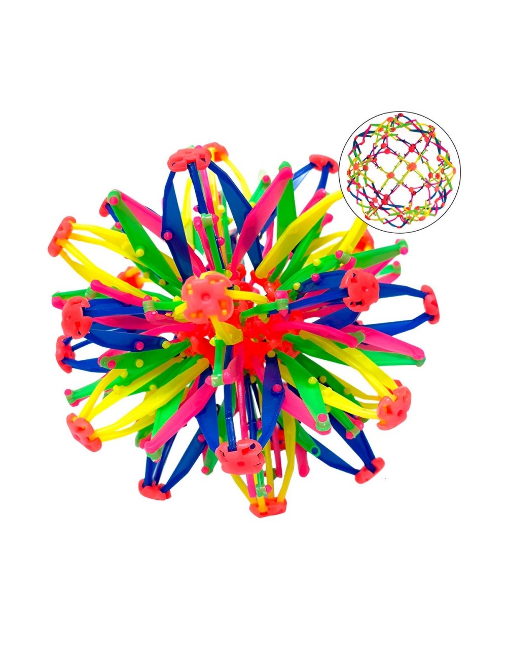 Pelota Expandible De Color Juguete Antiestres Didactico Niño