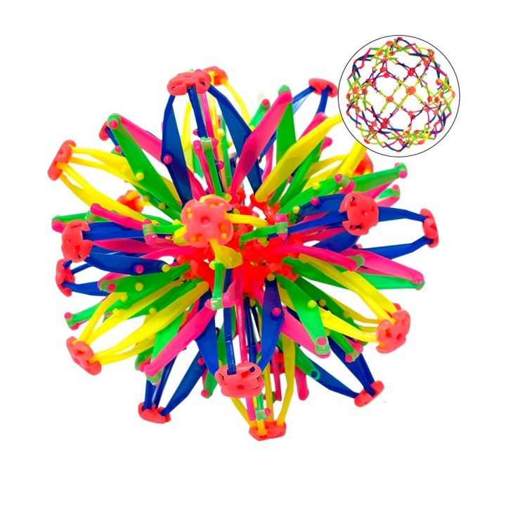Pelota Expandible De Color Juguete Antiestres Didactico Niño