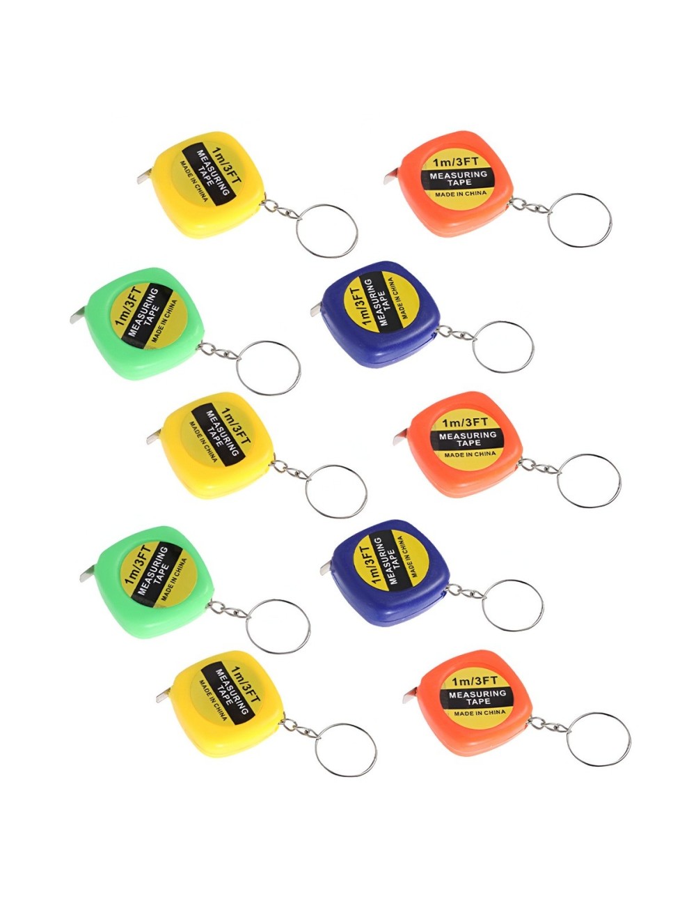 Metro Llavero Multicolor Para Regalos Fiestas X 12 Unidades